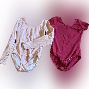 Set of 2 Bloch Dance Ballet Leotards Size 12/14